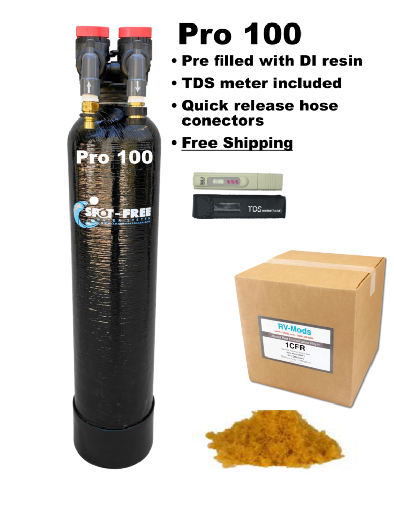 The best DI spotless water system available - Spotless DI Water